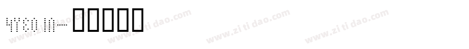 4YEO IN字体转换